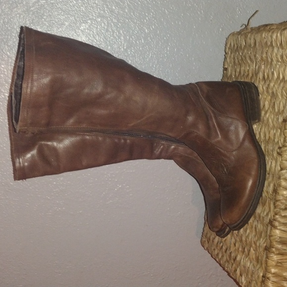 Steve Madden Shoes - Brown Leather Steve Madden Knee High Boots 7.5